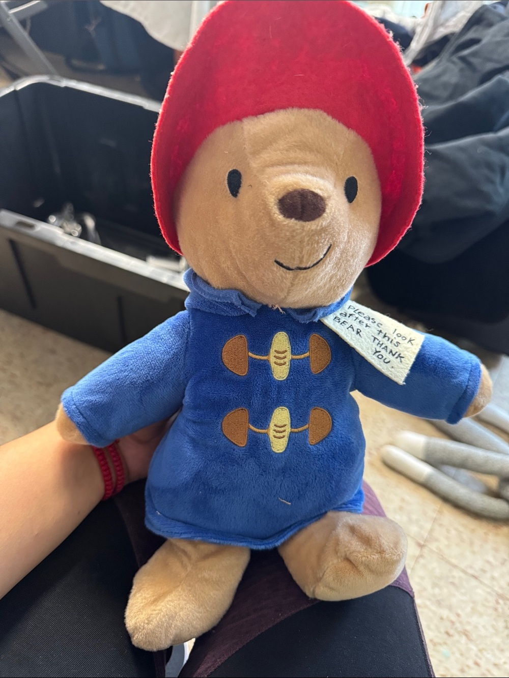 Paddington Bear Plush Toy - Blue Coat & Red Hat